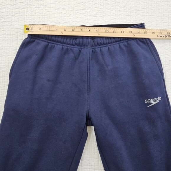 Speedo Joggers Men's Small Navy Blue Drawstring Pockets Elastic Waist 7720131 - Picture 8 of 13